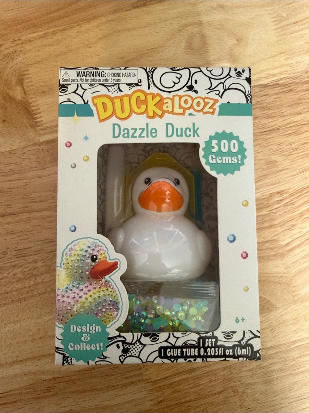 Duckalooz Dazzle Duck with 500 Gems - White & Orange